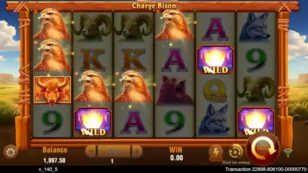 Charge Bison slot screenshot 3