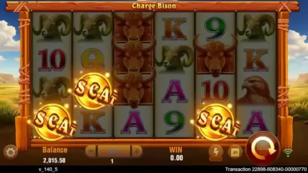 Charge Bison slot screenshot 4
