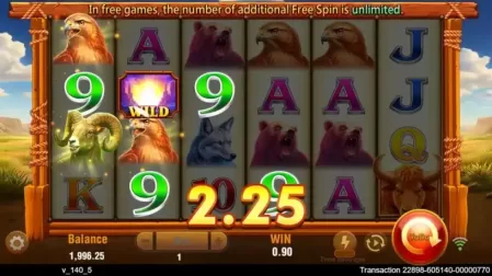 Charge Bison slot screenshot 2