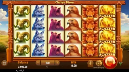 Charge Bison slot screenshot 1