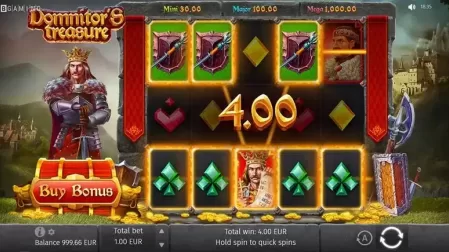 Domnitors Treasure slot screenshot 2