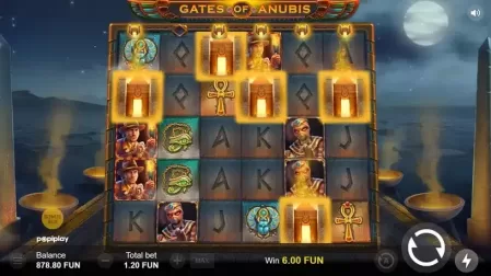 Gates of Anubis slot screenshot 2