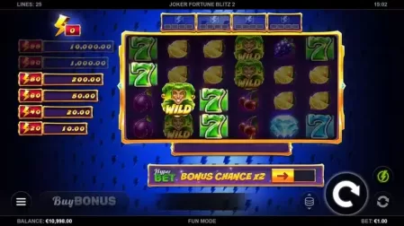Joker Fortune Blitz 2 slot screenshot 3