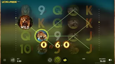 Lion's Pride slot screenshot 2
