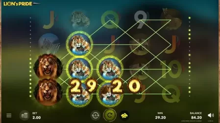 Lion's Pride slot screenshot 4