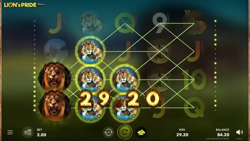 Lion's Pride slot screenshot 4