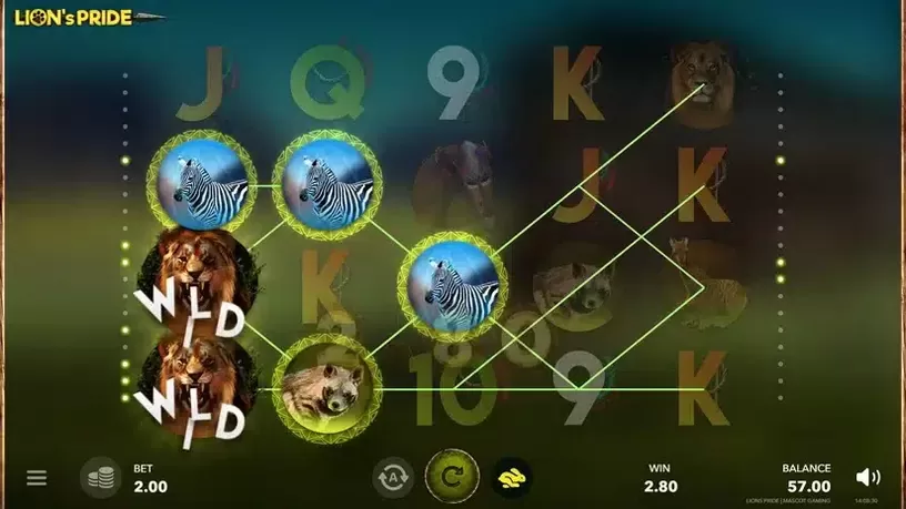 Lion's Pride slot screenshot 3