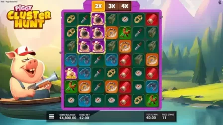 Piggy Cluster Hunt slot screenshot 4