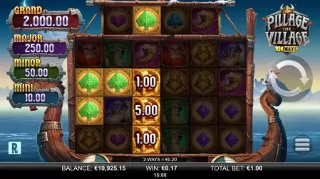 Pillage the Village 10k Ways slot screenshot 3