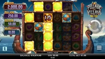 Pillage the Village 10k Ways slot screenshot 4