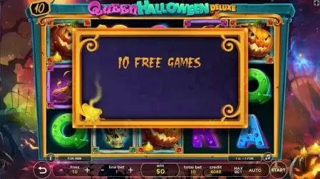 Queen Halloween Deluxe slot screenshot 4