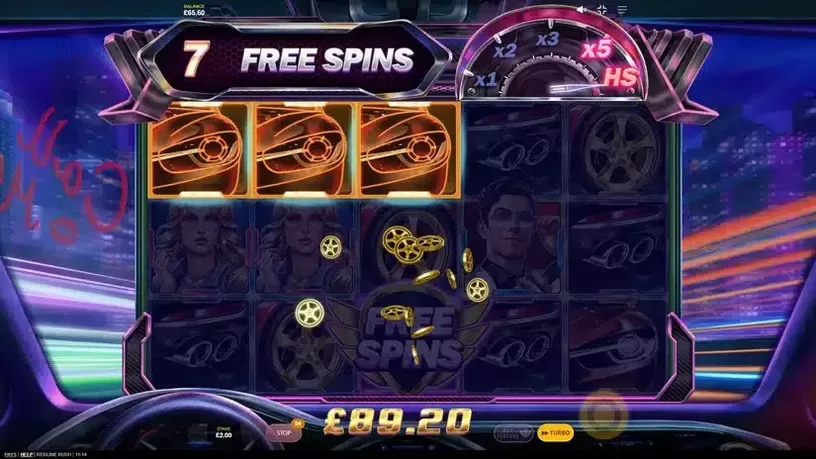 Redline Rush slot screenshot 8