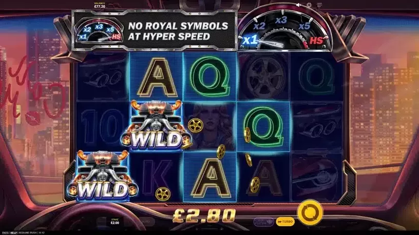 Redline Rush slot screenshot 2