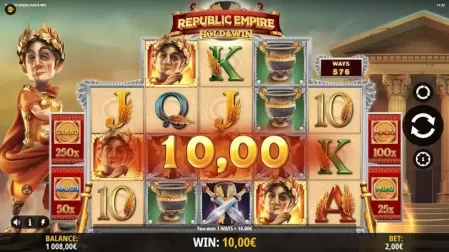 Republic Empire: Hold & Win slot screenshot 2
