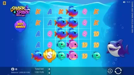 Shark & Spark Hold & Win slot screenshot 1