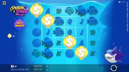 Shark & Spark Hold & Win slot screenshot 2