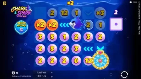Shark & Spark Hold & Win slot screenshot 4