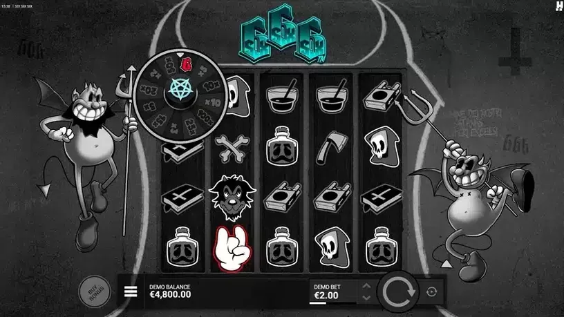 Six Six Six slot screenshot 2