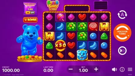 Sugar Teddy x1000 slot screenshot 1