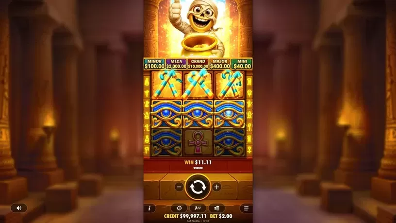 Tut's Treasure Tower slot screenshot 3