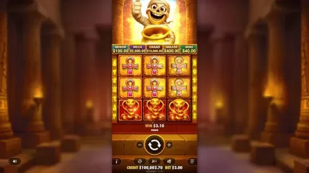 Tut's Treasure Tower slot screenshot 4