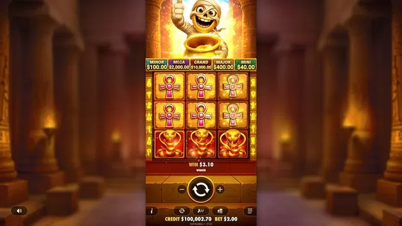 Tut's Treasure Tower slot screenshot 4