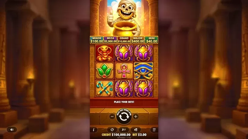 Tut's Treasure Tower slot screenshot 1