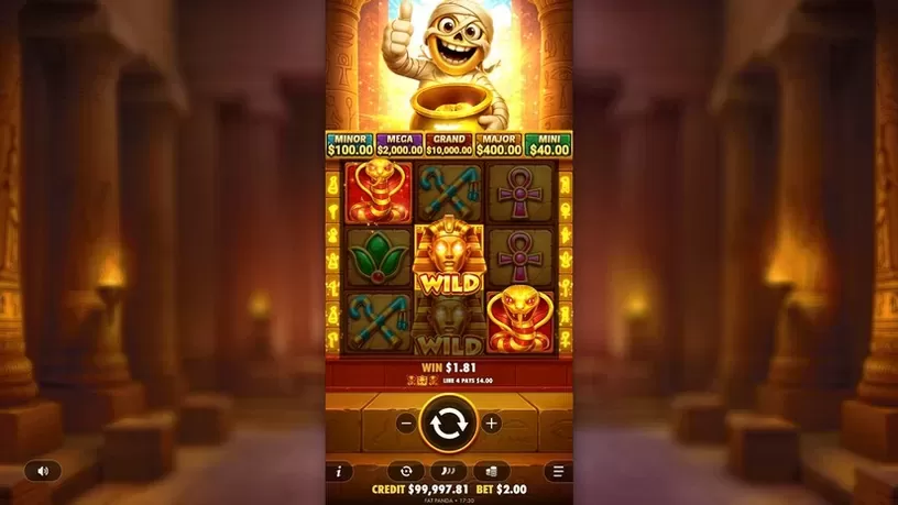 Tut's Treasure Tower slot screenshot 2