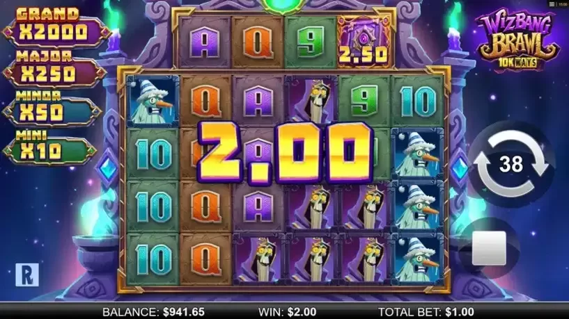 Wizbang Brawl 10K Ways slot screenshot