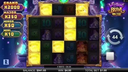Wizbang Brawl 10K Ways slot screenshot 3