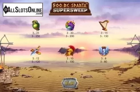 Paytable 3