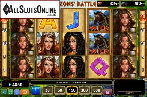 Screen7. Amazons' Battle from EGT