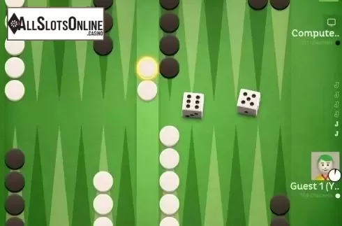 Screen 2. Backgammon from Spigo