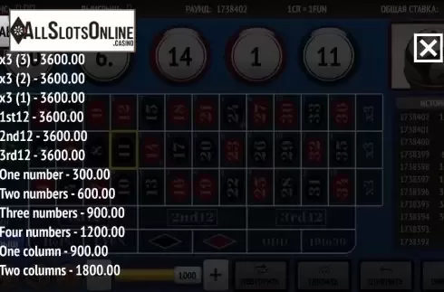 Paytable 2. Bingo 37 from InBet Games