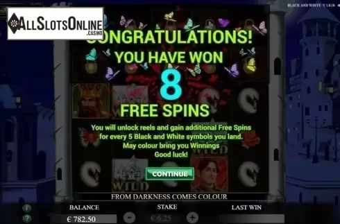 Free Spins 1. Black and White (Jade Rabbit Studios) from Jade Rabbit Studios