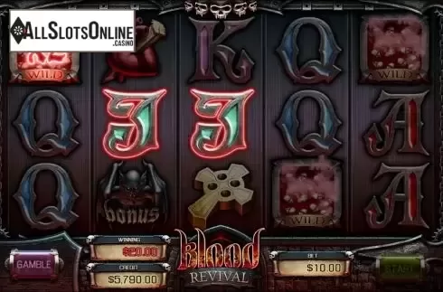 Win screen 3. Blood Revival from Apollo Games
