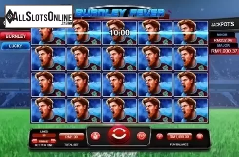 Win Screen. Burnley Fever from RTG