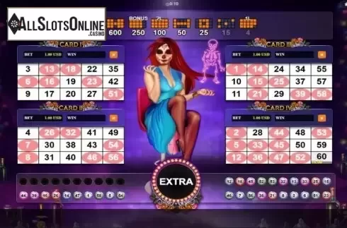 Game Screen. Cabaret Dancing Bones from Betixon