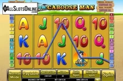 Win Screen. Caboose Man from Aiwin Games
