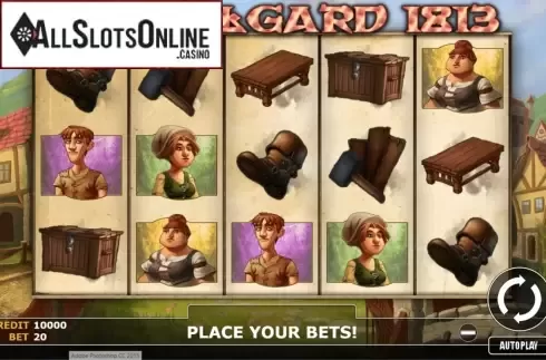 Reel Screen. Castlegard 1813 from Fils Game