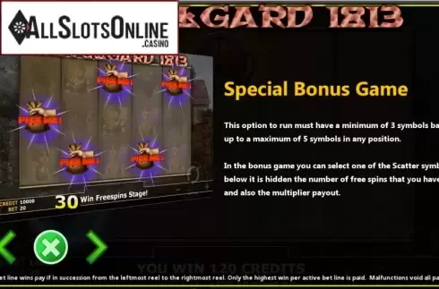 Features 2. Castlegard 1813 from Fils Game