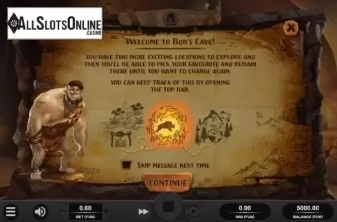 Feature 1. Caveman Bob from Relax Gaming