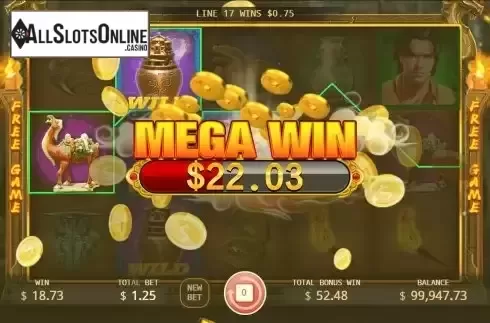Mega Win Screen