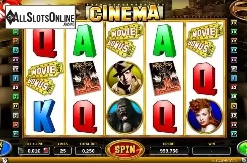 Reel screen. Cinema (Capecod Gaming) from Capecod Gaming