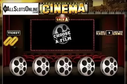 Bonus Game screen. Cinema (Capecod Gaming) from Capecod Gaming