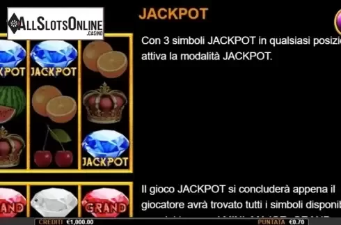 Paytable 4. Crown from Nazionale Elettronica