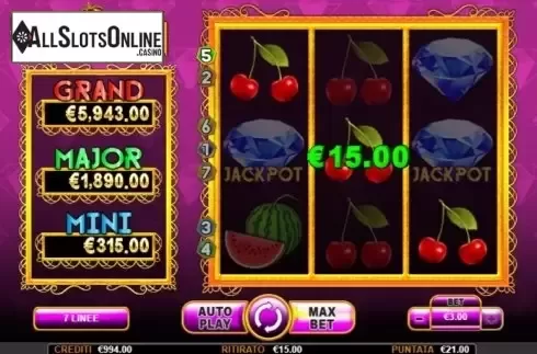 Win screen 1. Crown from Nazionale Elettronica