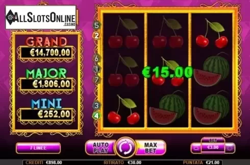 Win screen 3. Crown from Nazionale Elettronica