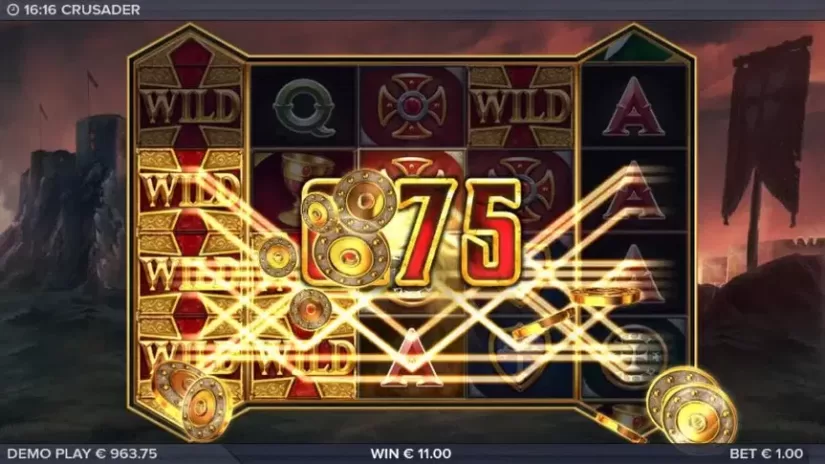 Crusader slot screenshot 2