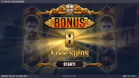 Crusader slot screenshot 4